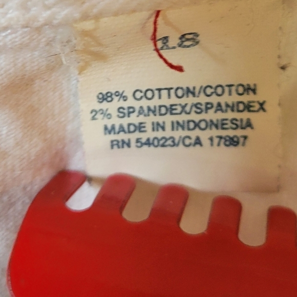 Old Navy White Jeans pockets zip fly Men's size 18 - Picture 5 of 9